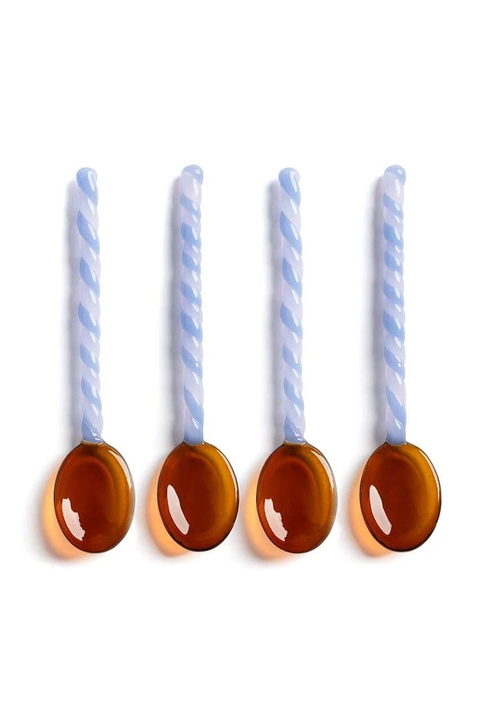 Комплект лъжици &k amsterdam Spoon Duet Amber (4 броя)