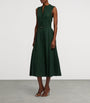 Ralph Lauren Collection Green Linen Sleeveless Midi Dress