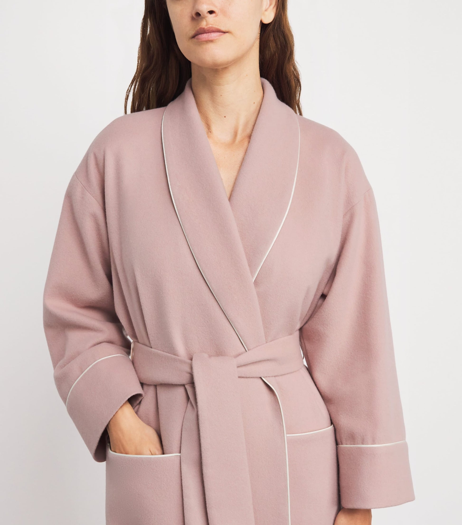 Pink Cashmere Dressing Gown