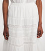 White Cotton Rivoli Maxi Skirt