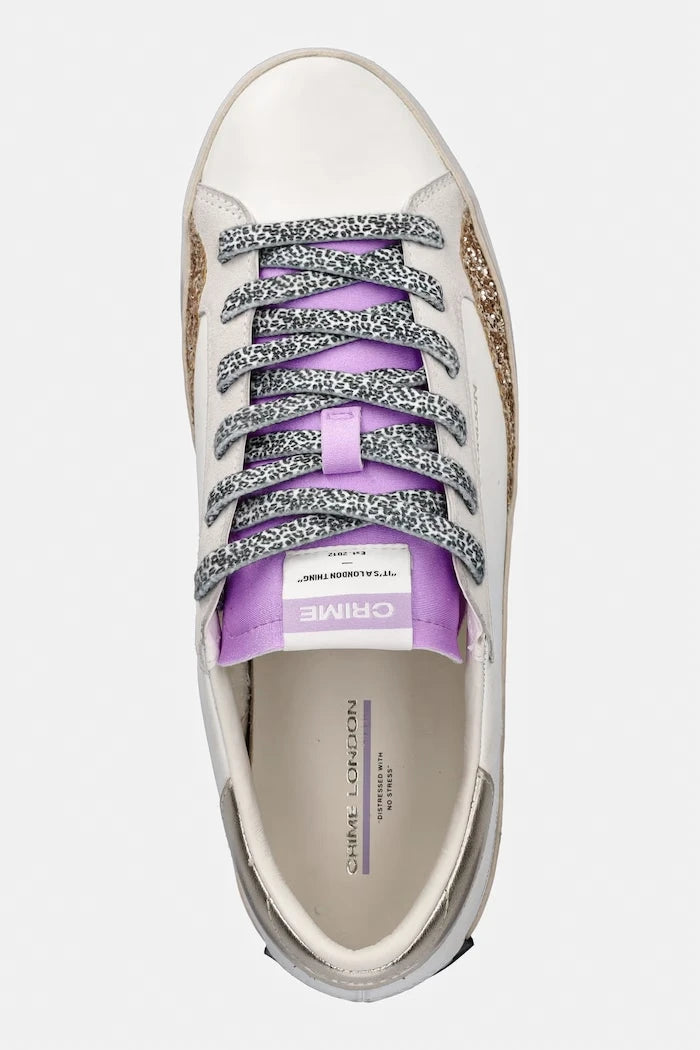 Crime London DISTRESSED PLATFORM маратонки дамски от кожа