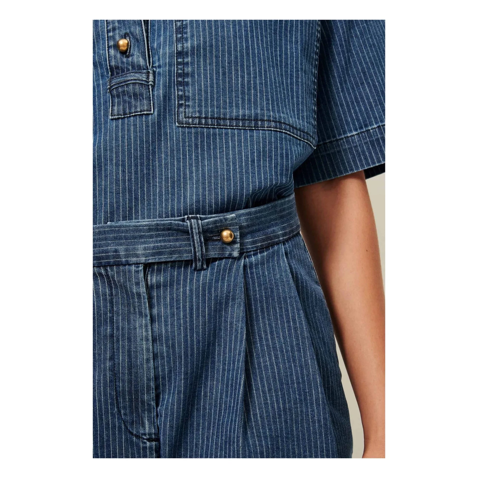 Sessùn - Newport Stripes Shirt | Blue