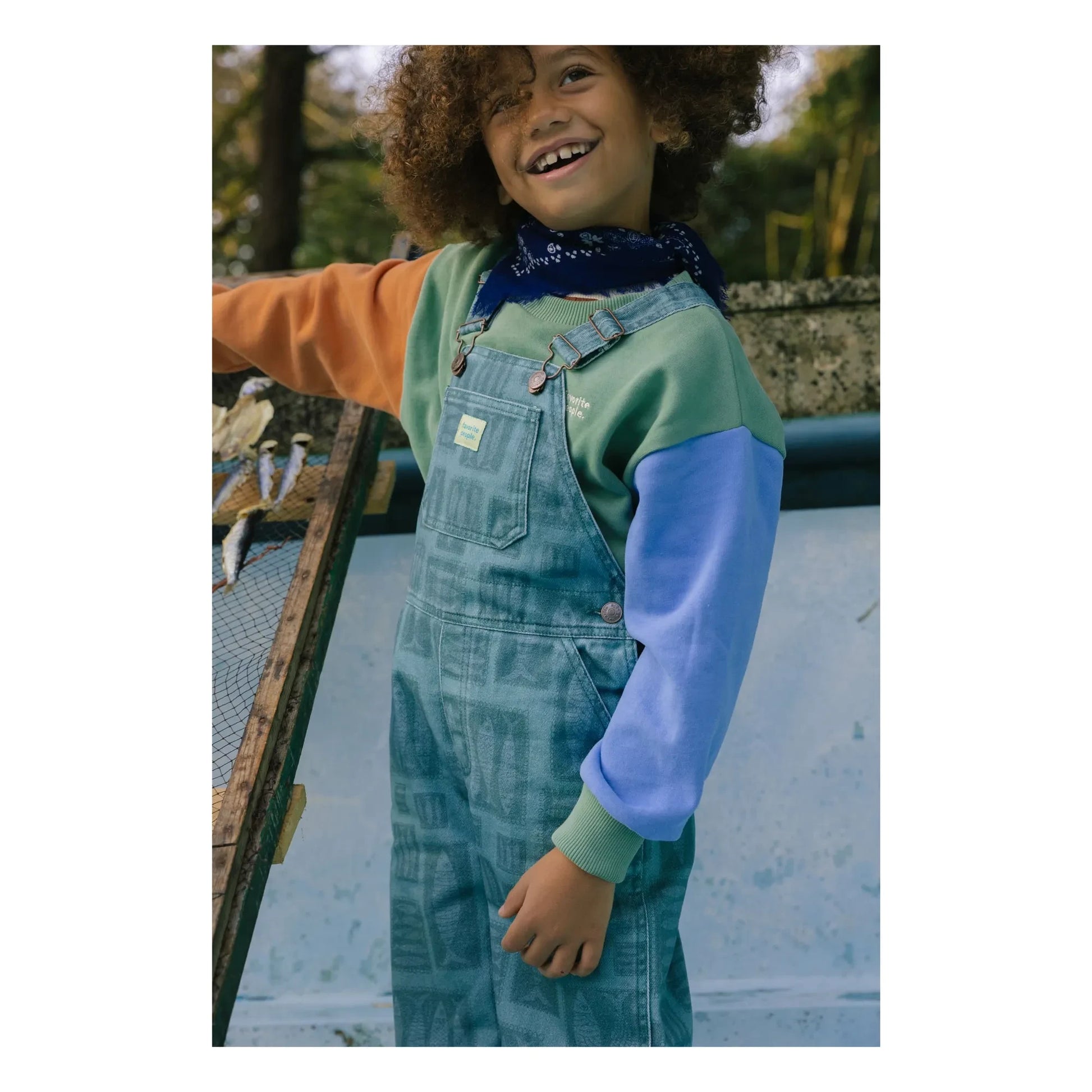 Favorite People - Alfama dungarees | Green