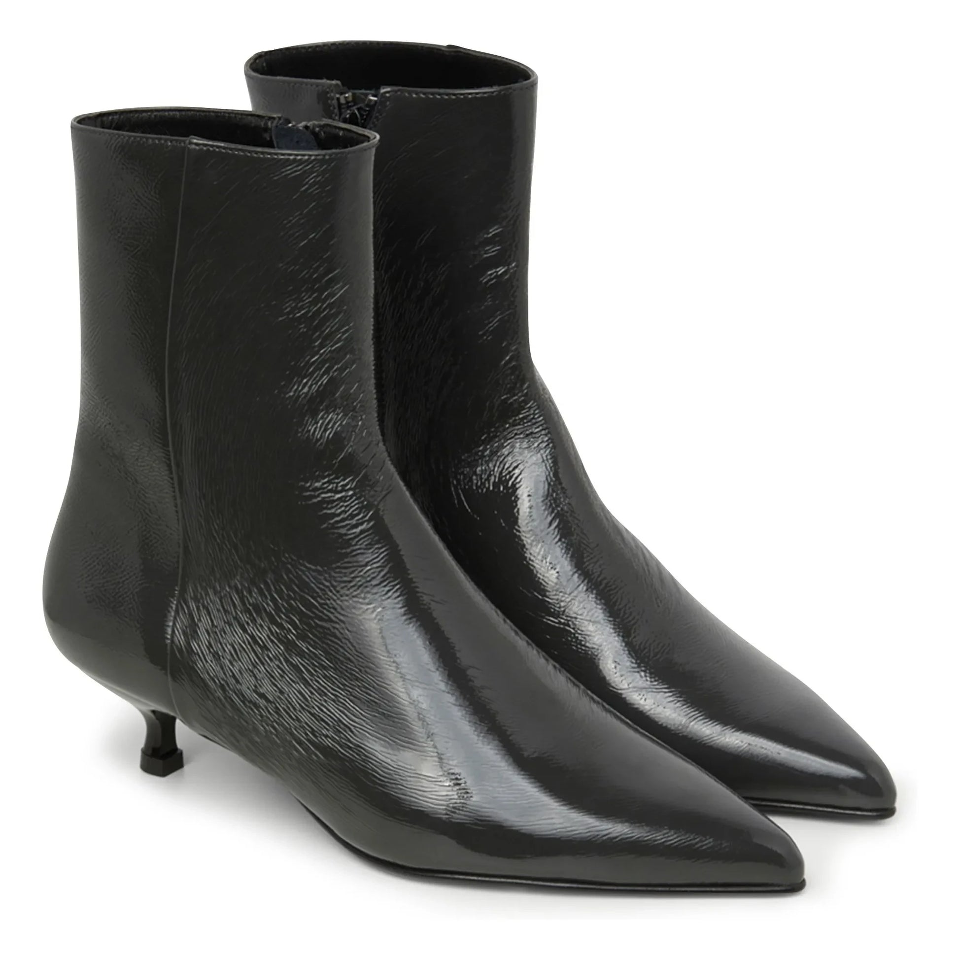 Augusta - Paula Patent Boots | Grey