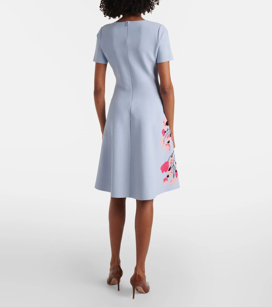 Carolina Herrera - Floral jacquard midi dress