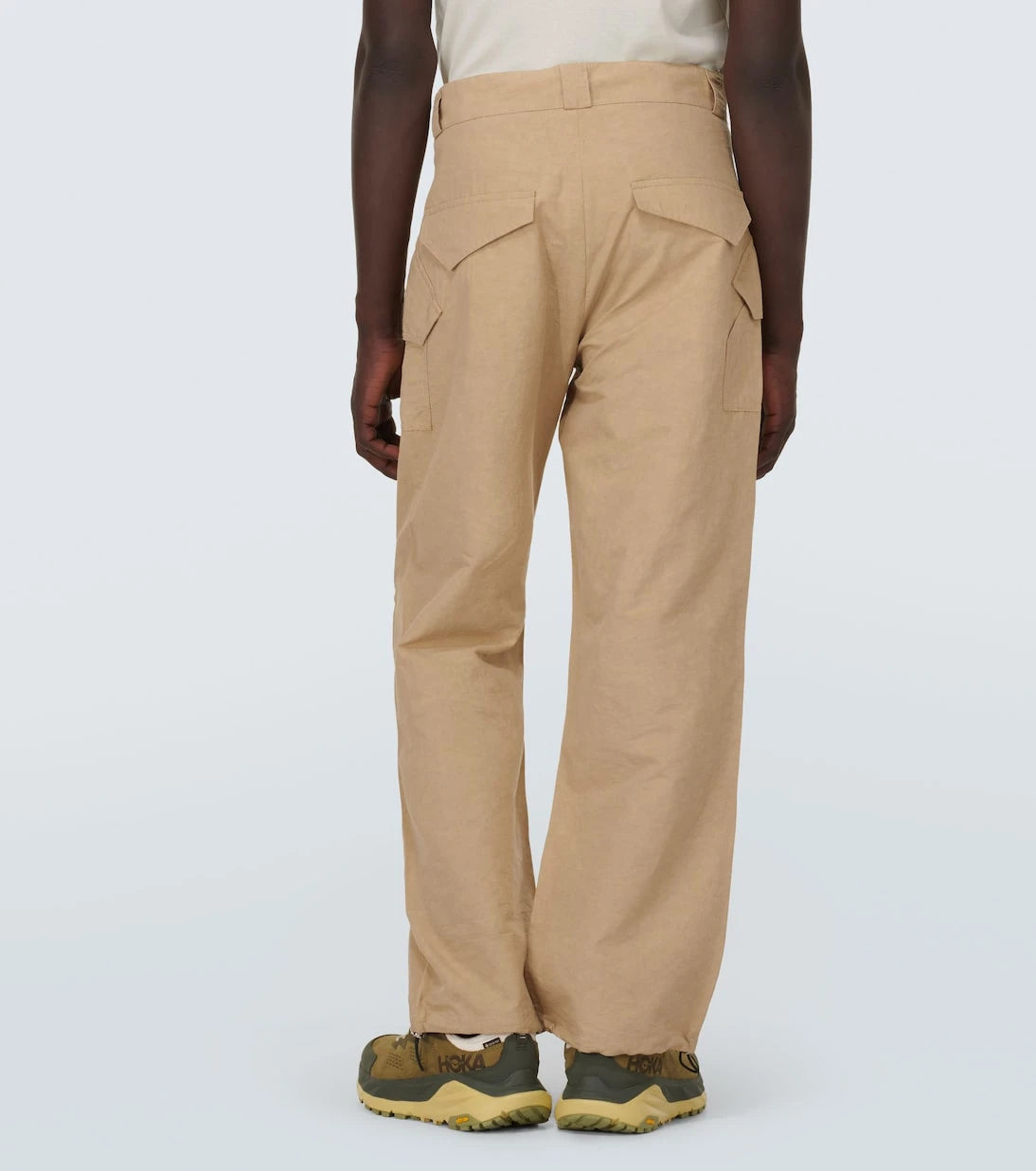 Ranra - Stymir cotton and linen-blend straight pants