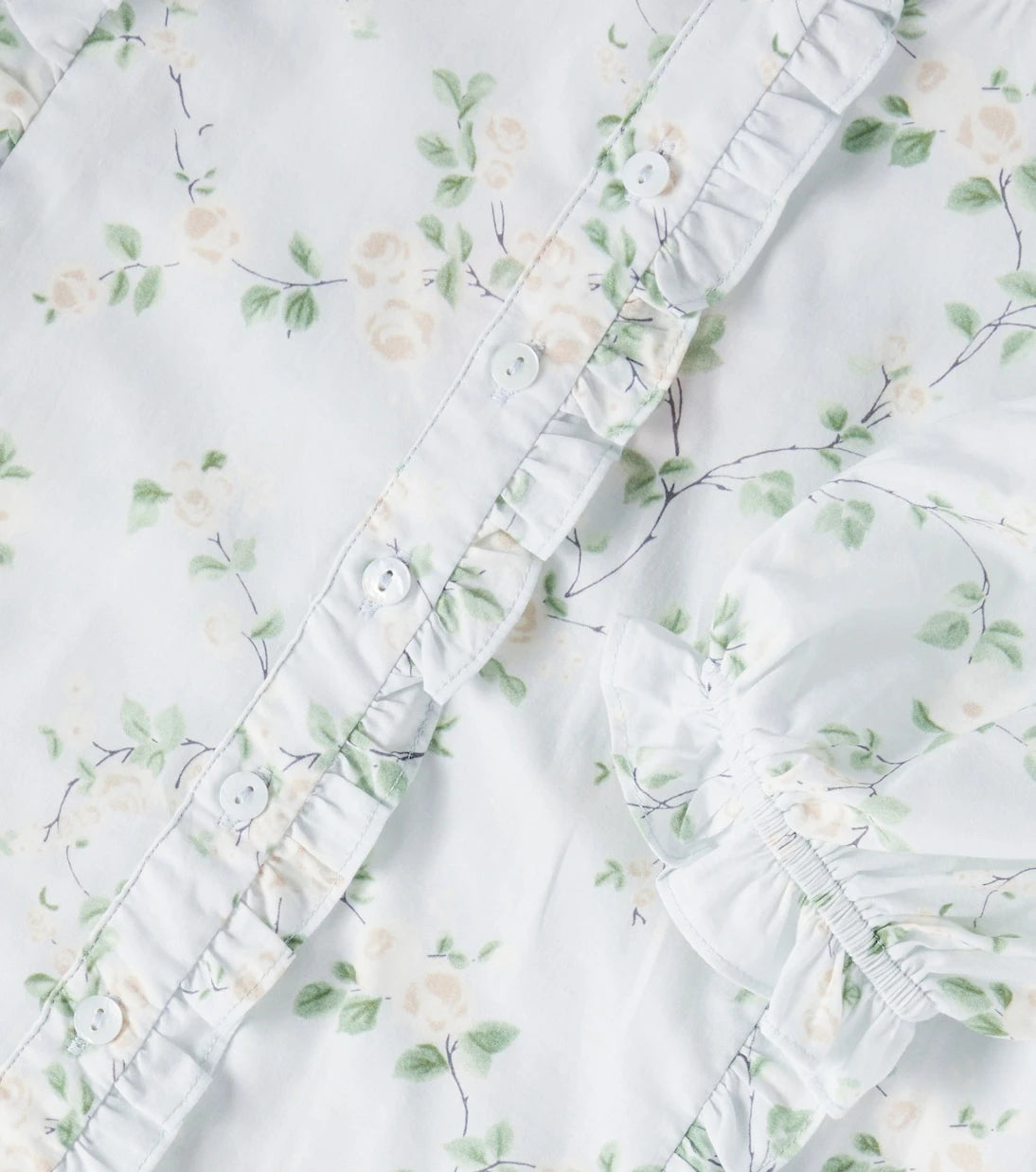 Petite Amalie - Printed cotton voile blouse
