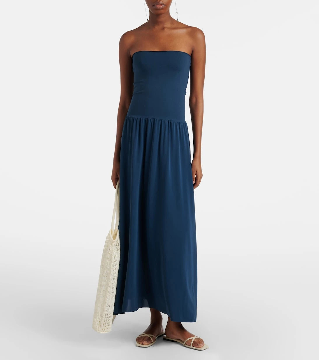 Eres - Oda crêpe jersey maxi dress