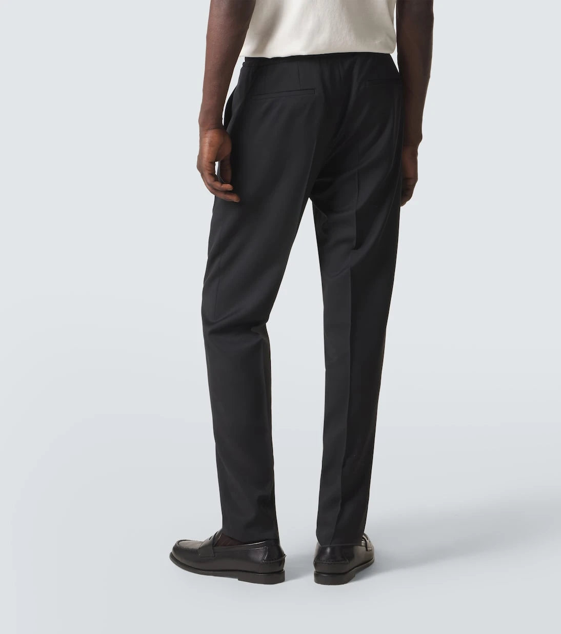 Lardini - Virgin wool tapered pants