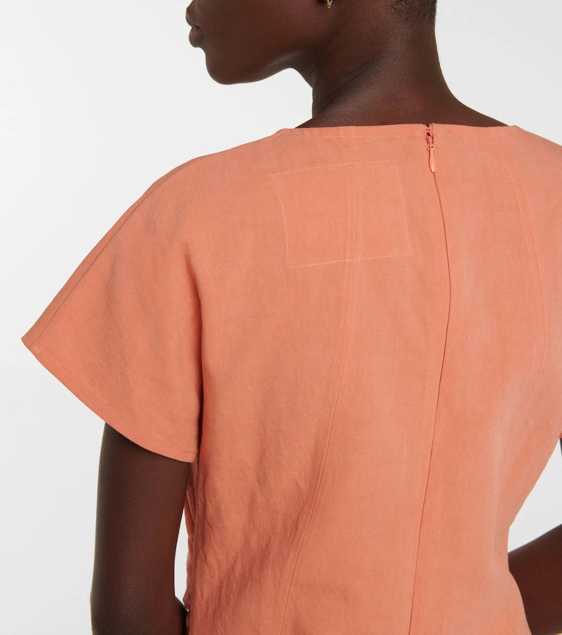 Jil Sander - Cotton and linen midi dress