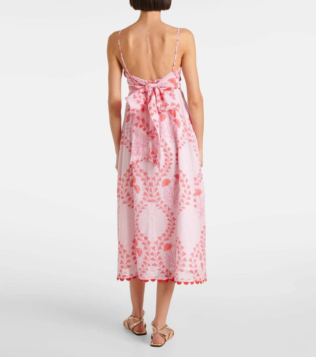 Juliet Dunn - Printed cotton midi dress