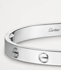 Cartier LOVE Classic White Gold Bracelet - Single-Screw Closure