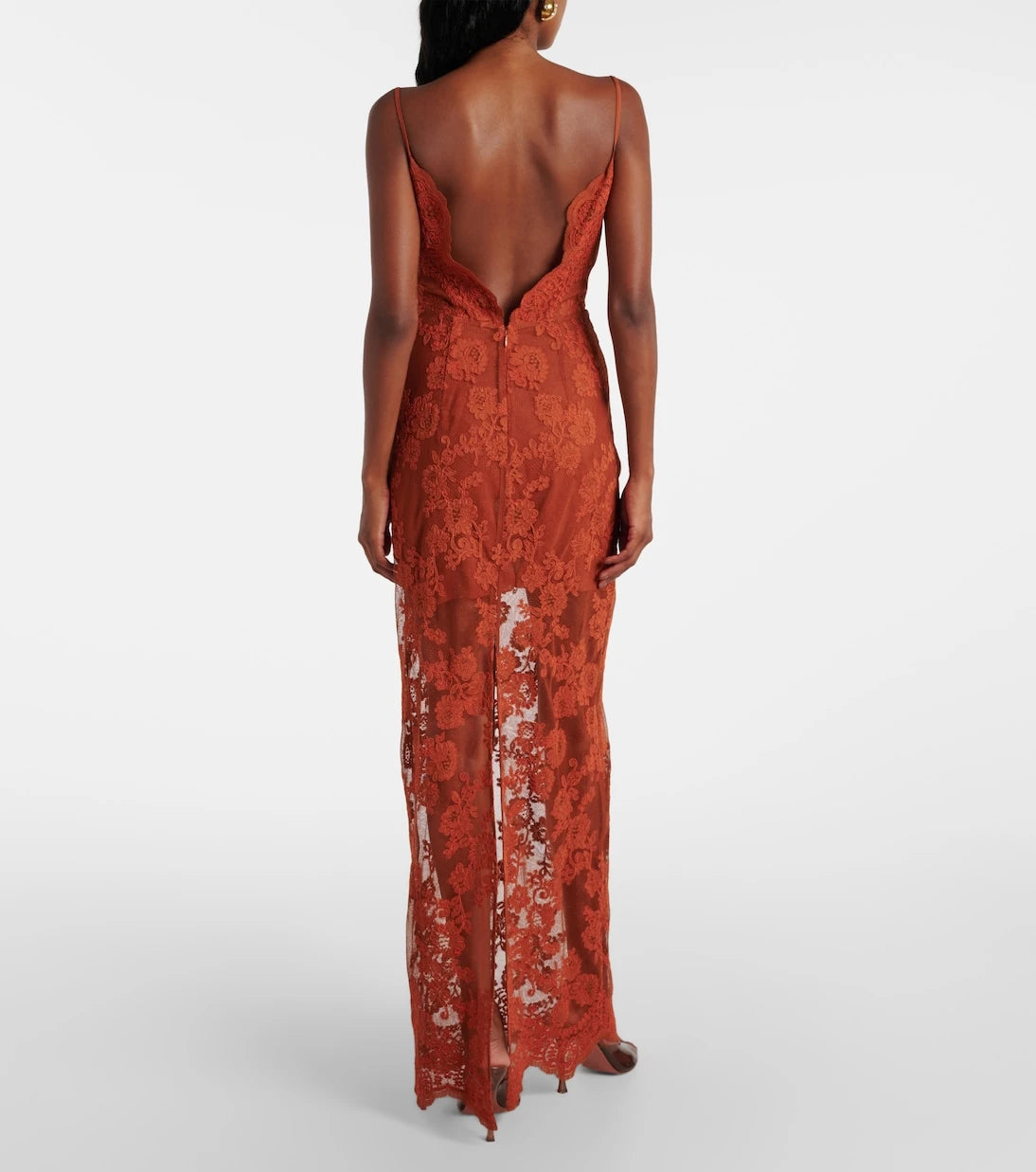 Self-Portrait - Sheer lace maxi dress