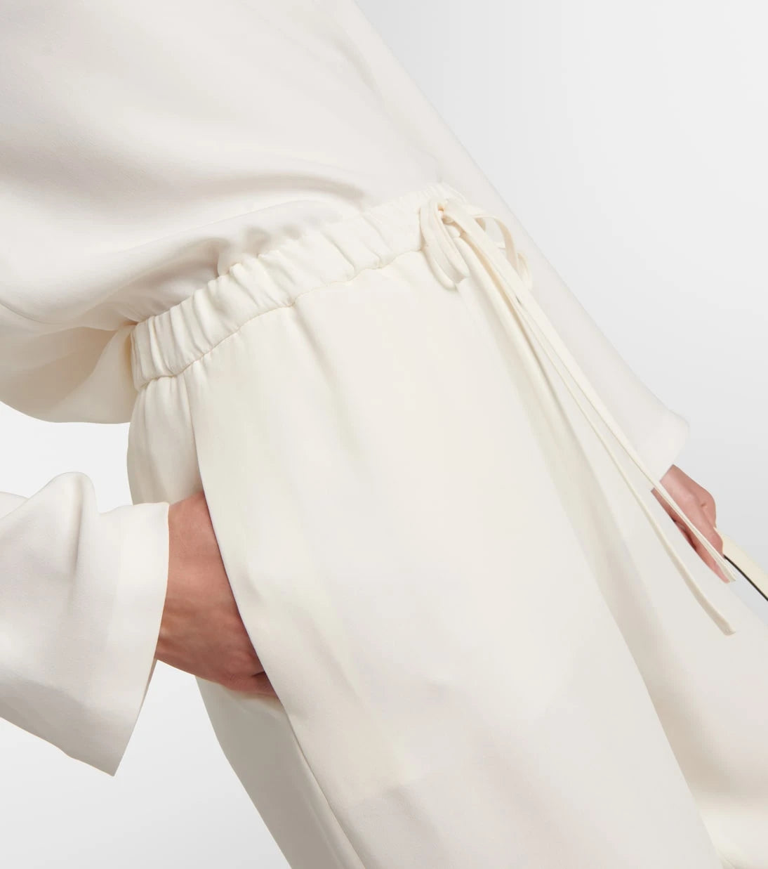 Valentino - Cady Couture high-rise wide-leg pants