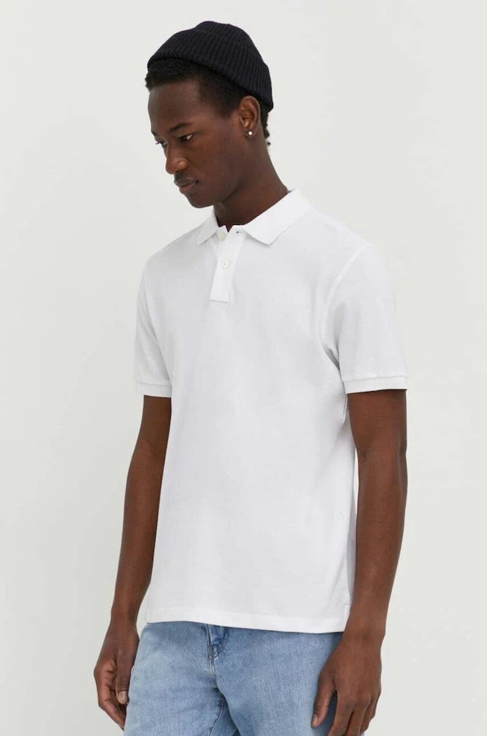 Памучна тениска с яка Marc O'Polo