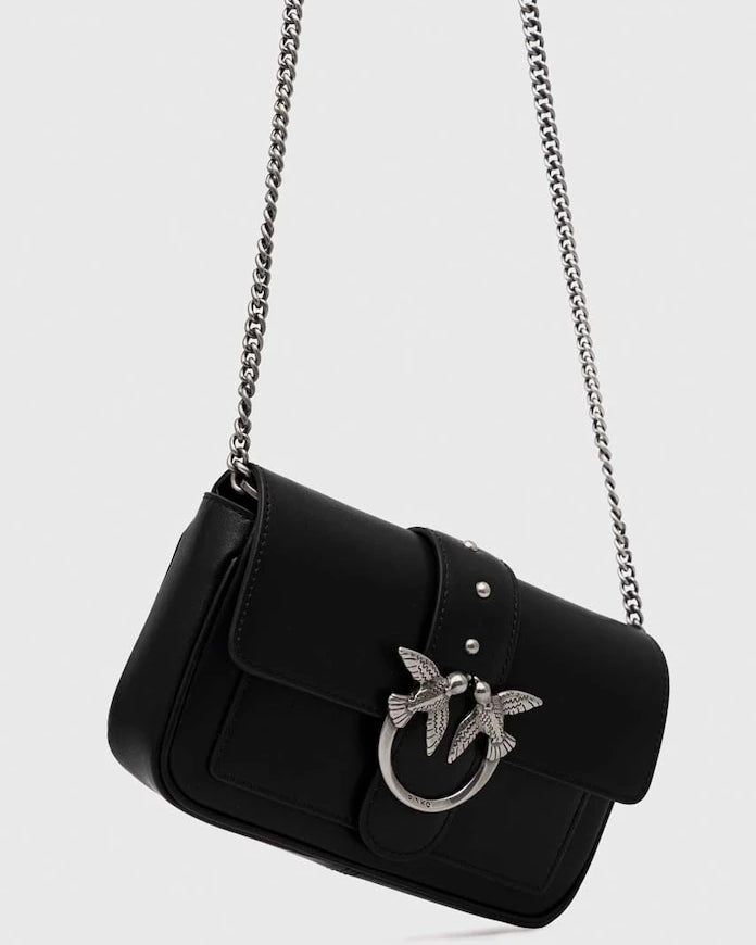 Pinko kadın deri crossbody çanta