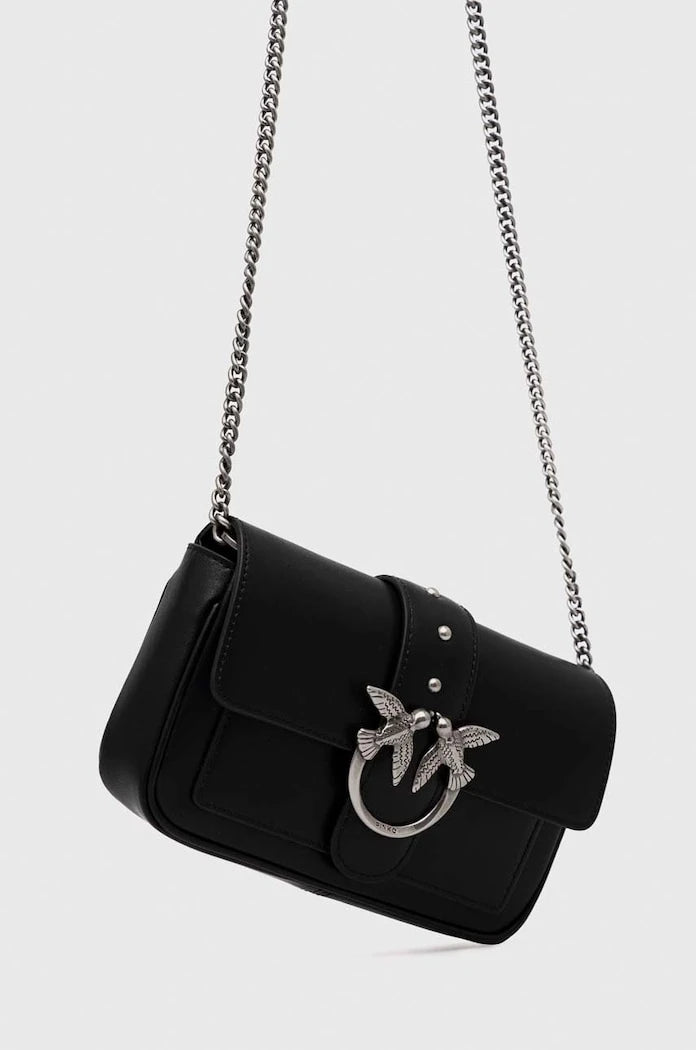Pinko kadın deri crossbody çanta