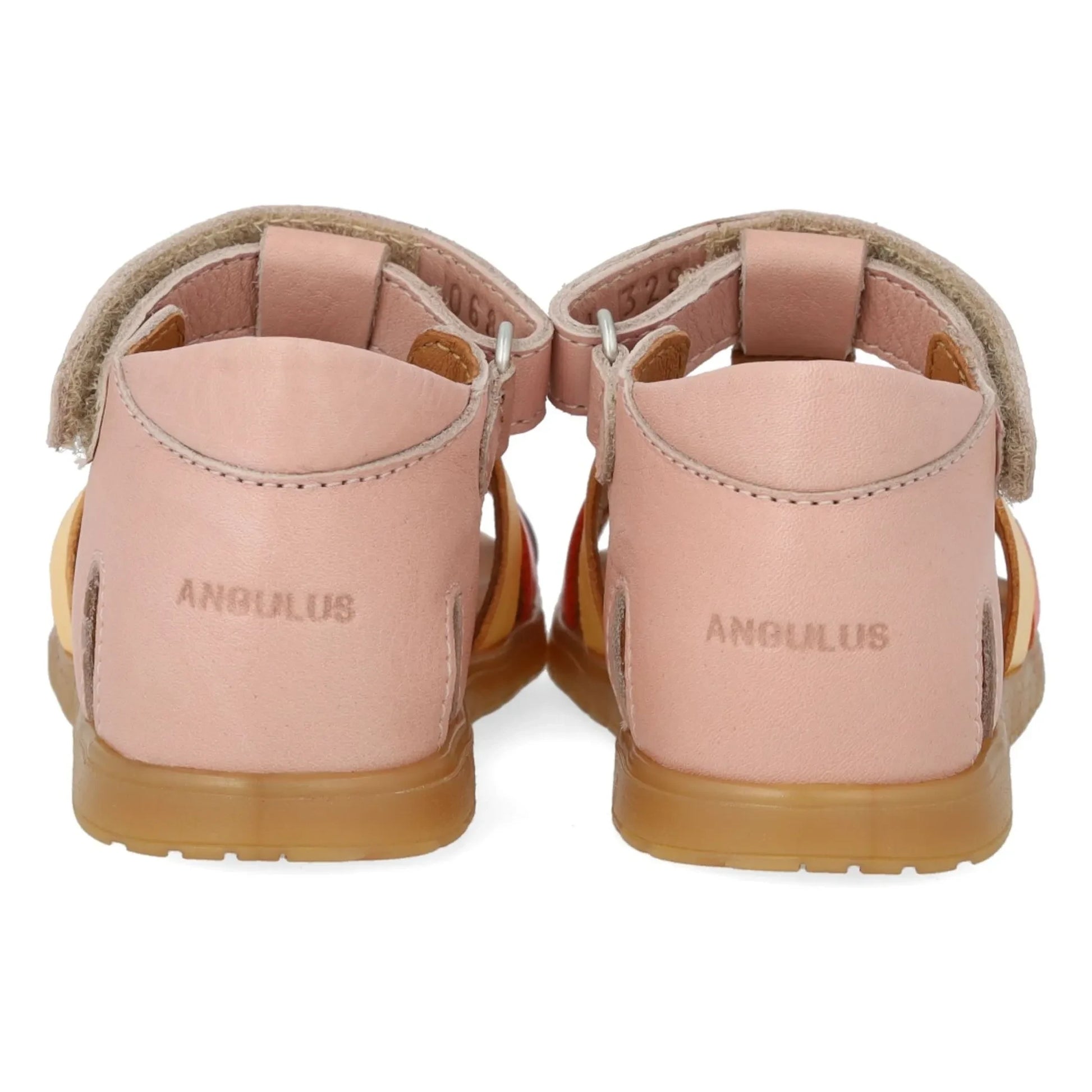 Angulus - Color Block sandals | Pale Pink