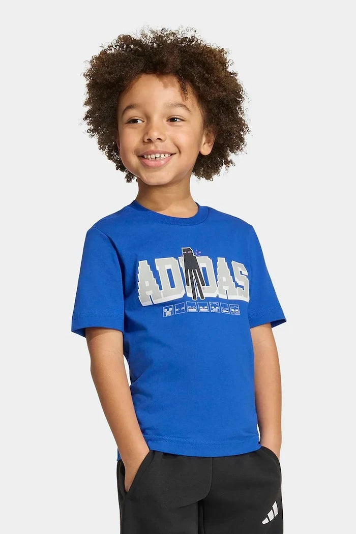 adidas тениска за деца от памук MINECRAFT