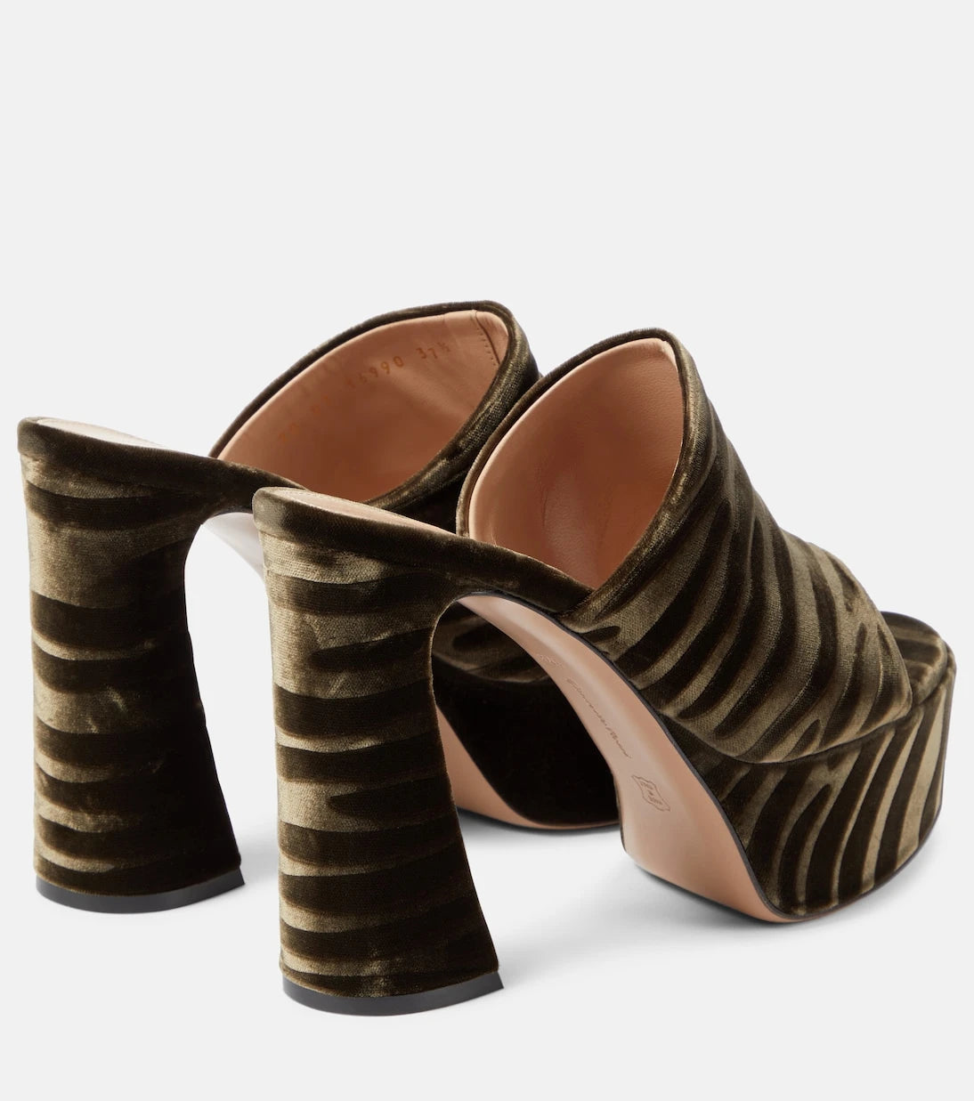 Gianvito Rossi - Holly zebra-print platform mules