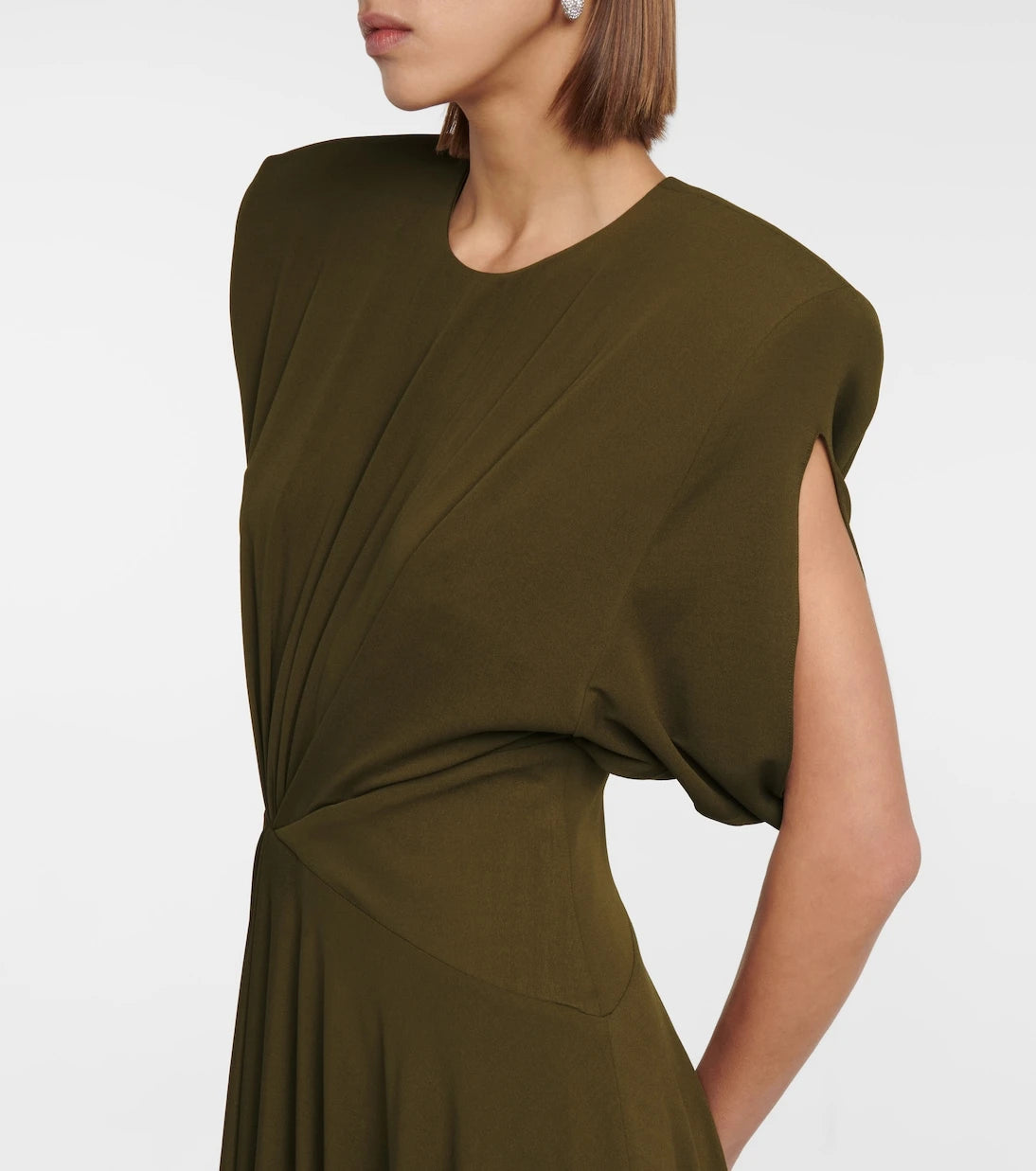 Alexandre Vauthier - Asymmetric jersey midi dress