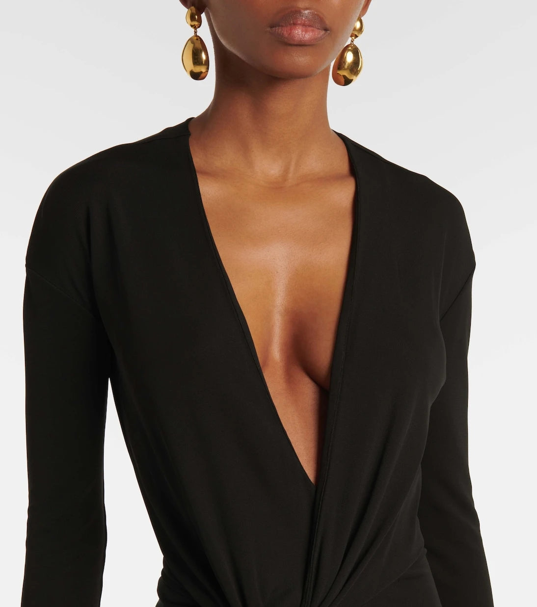 Victoria Beckham - Knot-detail jersey gown