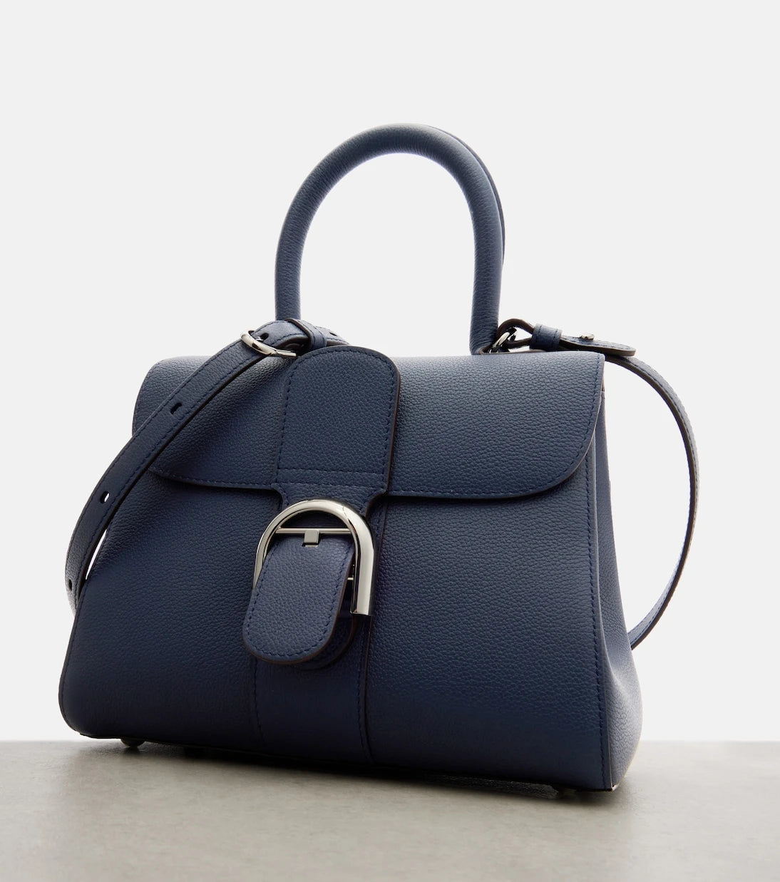 Delvaux - حقيبة يد علوية من الجلد طراز Brillant PM