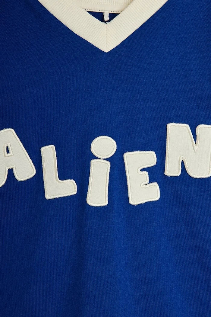 Mini Rodini тениска за деца памучна Alien