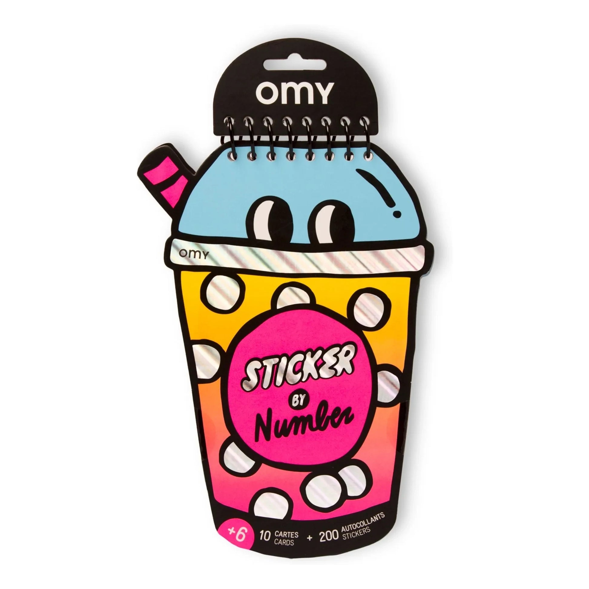 Omy - Bubble Tea activity book with stickers