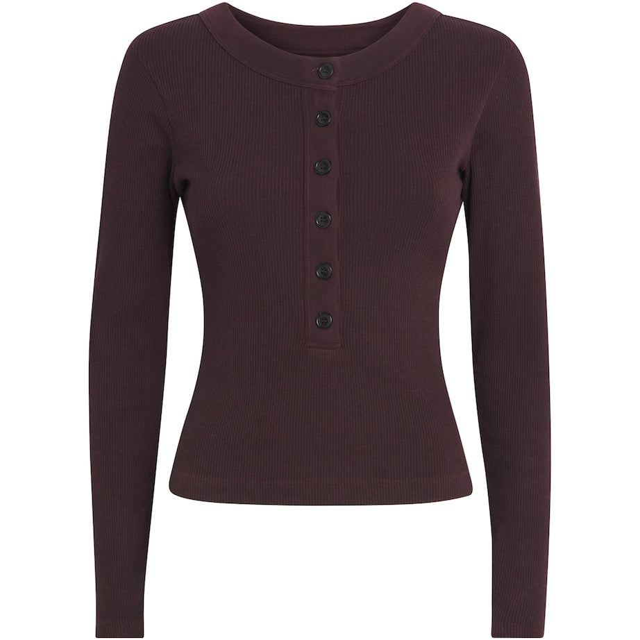 Purple Varra Henley T-Shirt