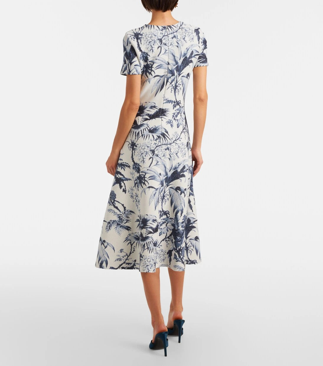 Oscar de la Renta - فستان كوكتيل مطبوع