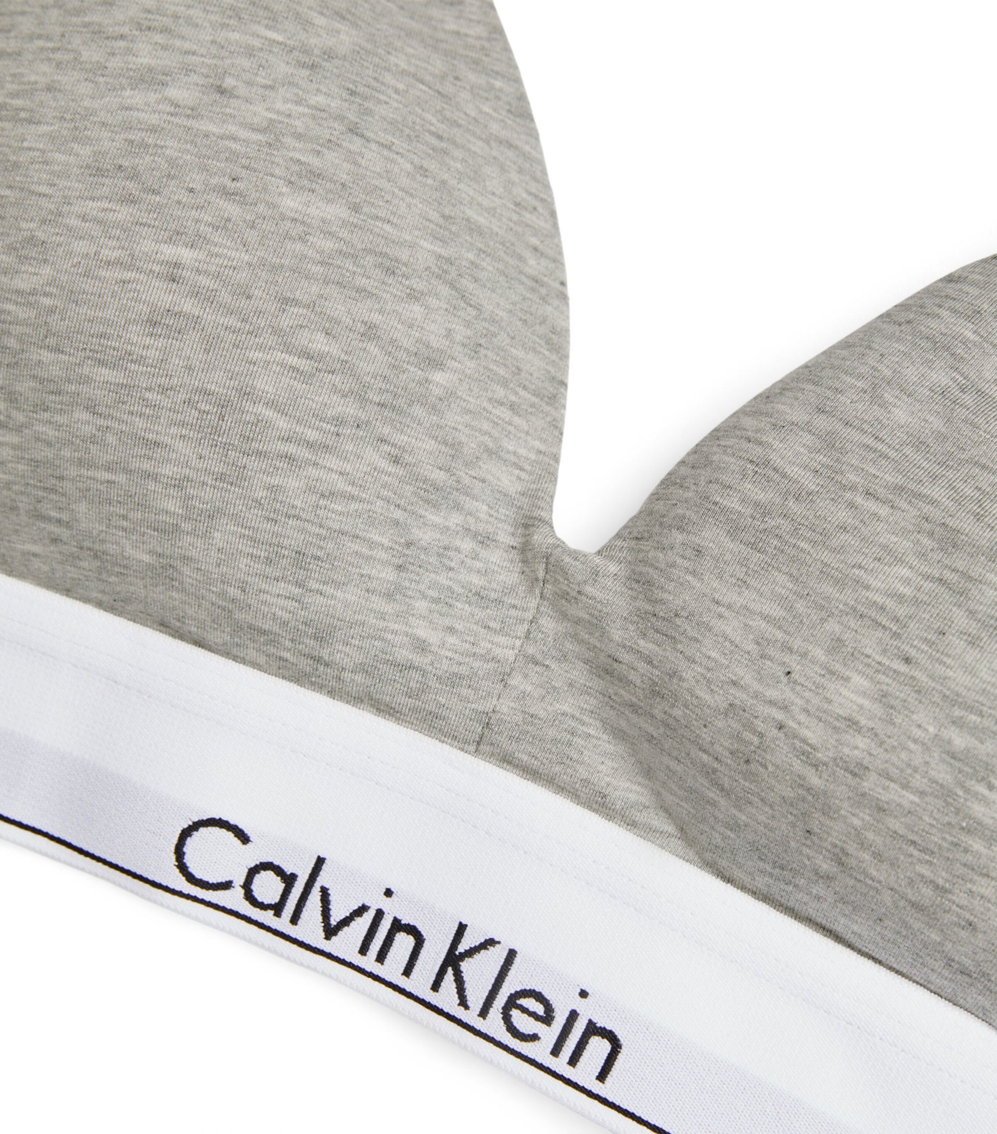 Calvin Klein Grey Logo Maternity Bra