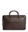Grained Leather Duffle Bag