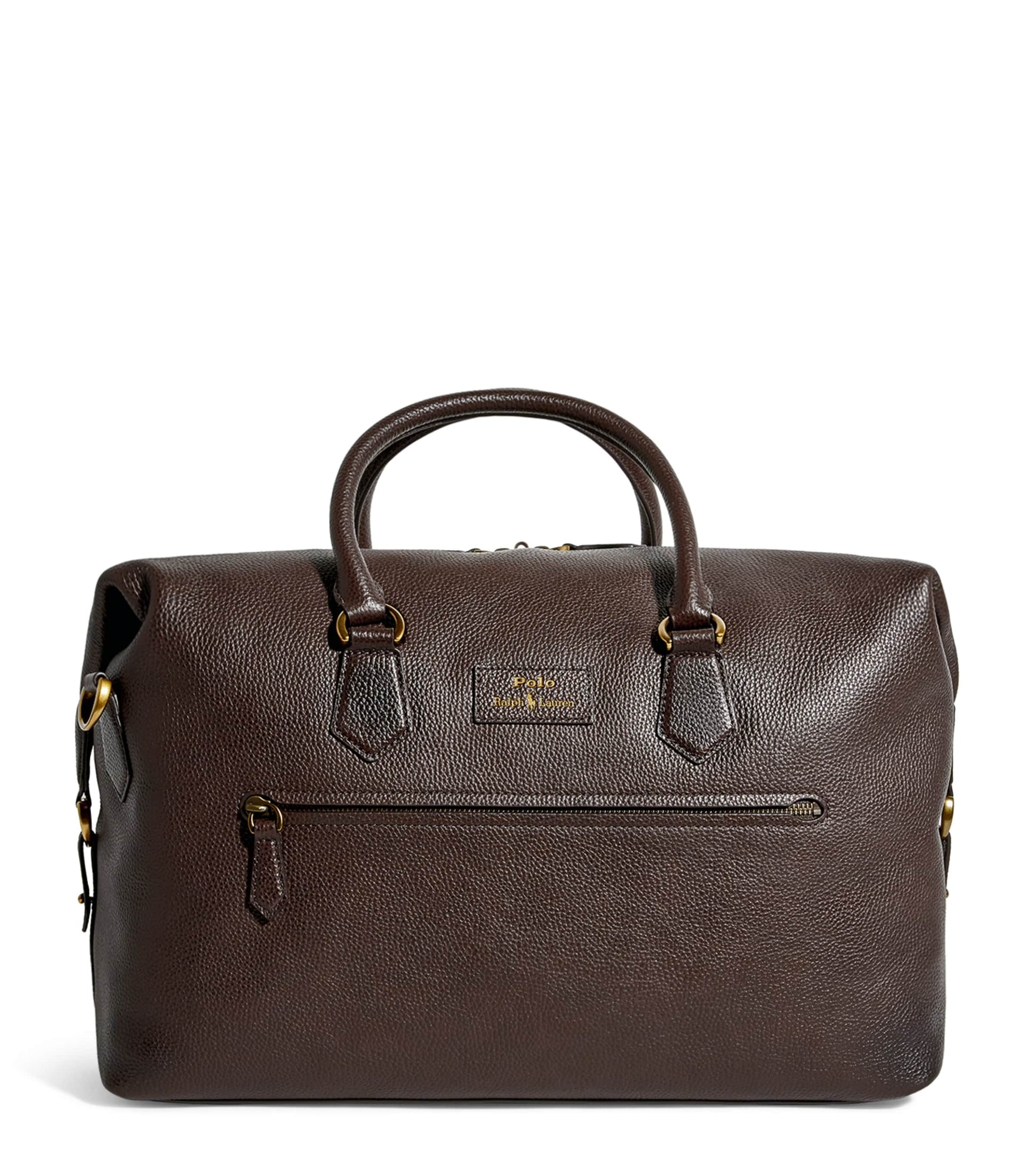 Grained Leather Duffle Bag