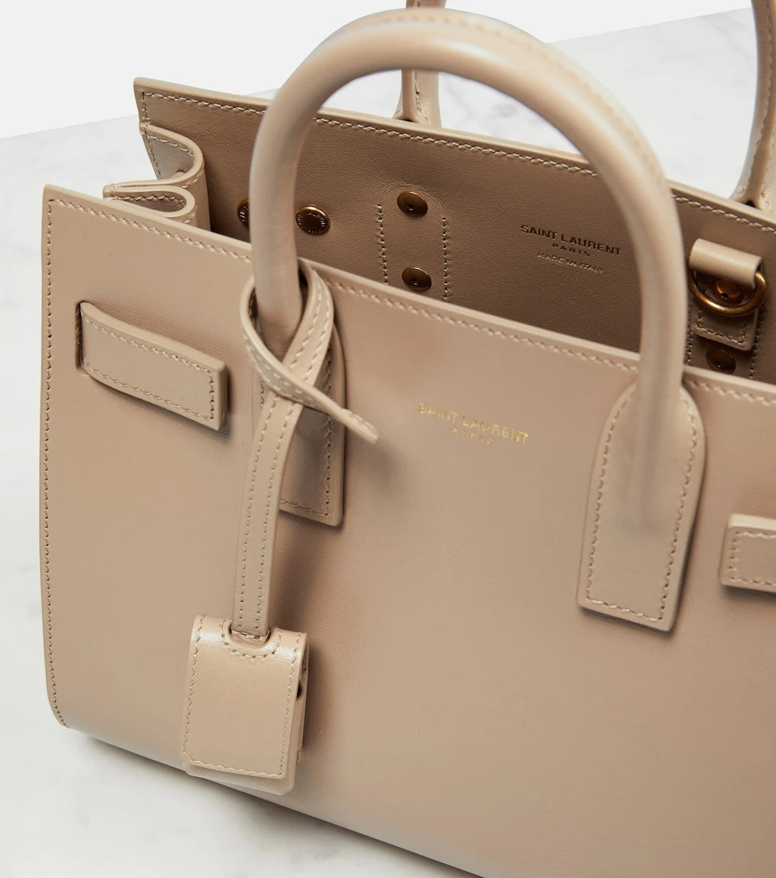 Saint Laurent - Sac De Jour Nano leather tote bag