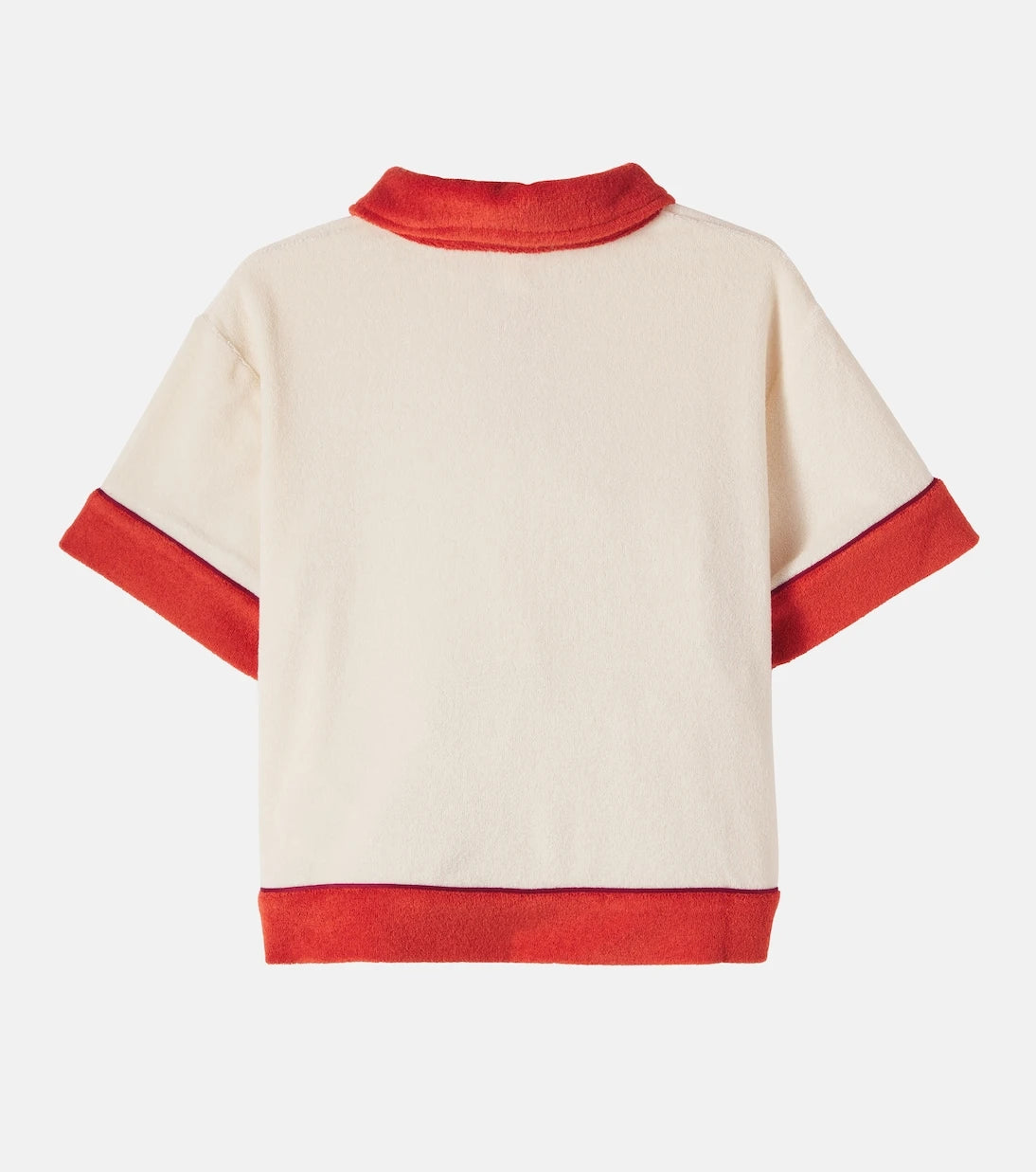 Zimmermann Kids - Logo cotton terry polo shirt