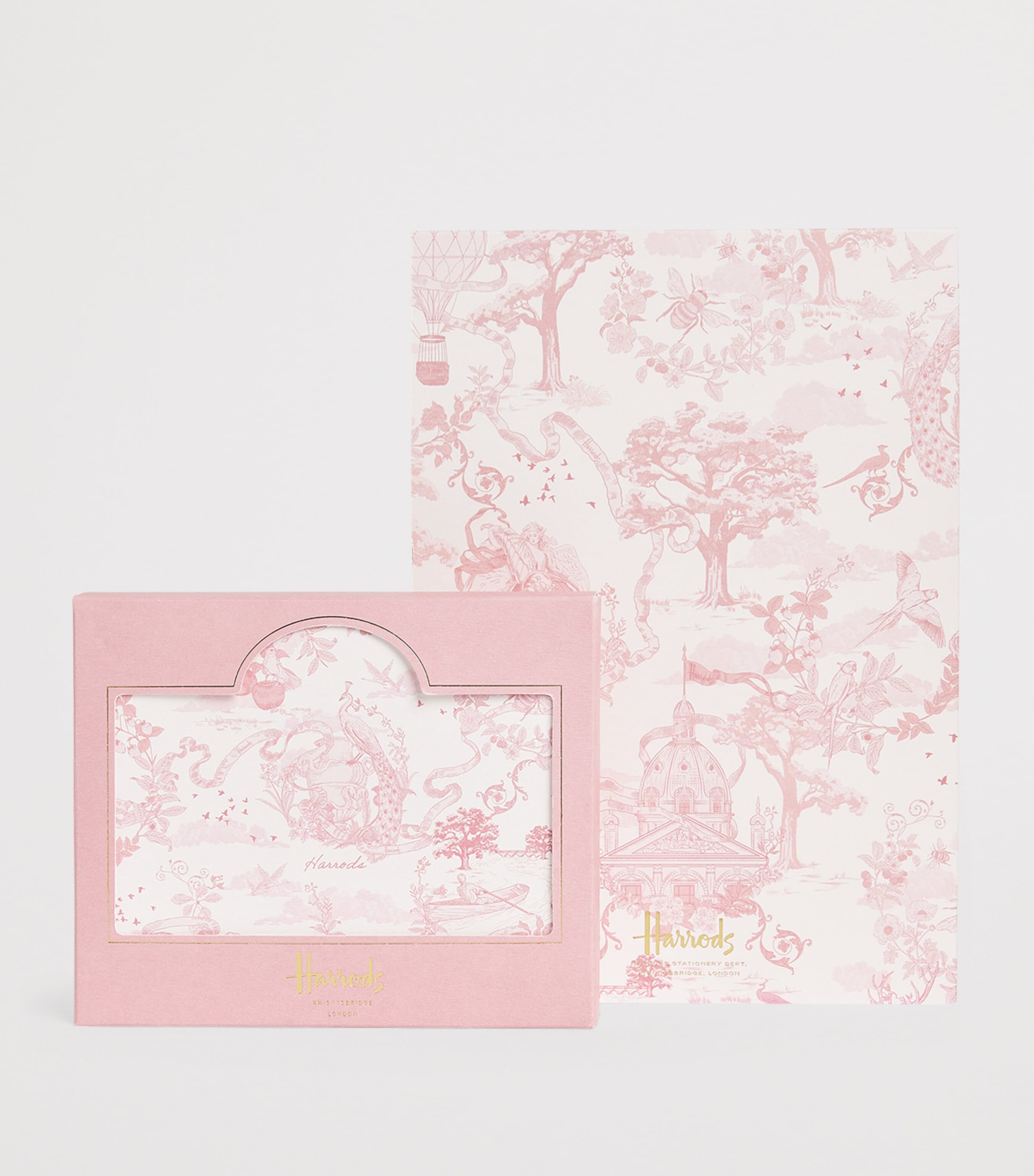 Harrods Toile Jotter Pad Notebook