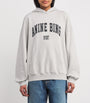 Grey Cotton Logo Harvey Hoodie