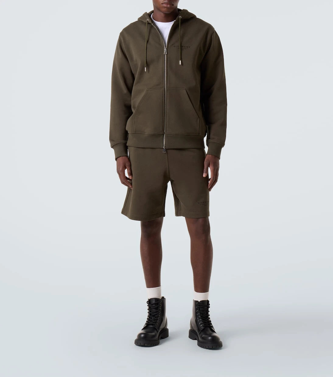 Givenchy - Givenchy Stamp cotton fleece hoodie