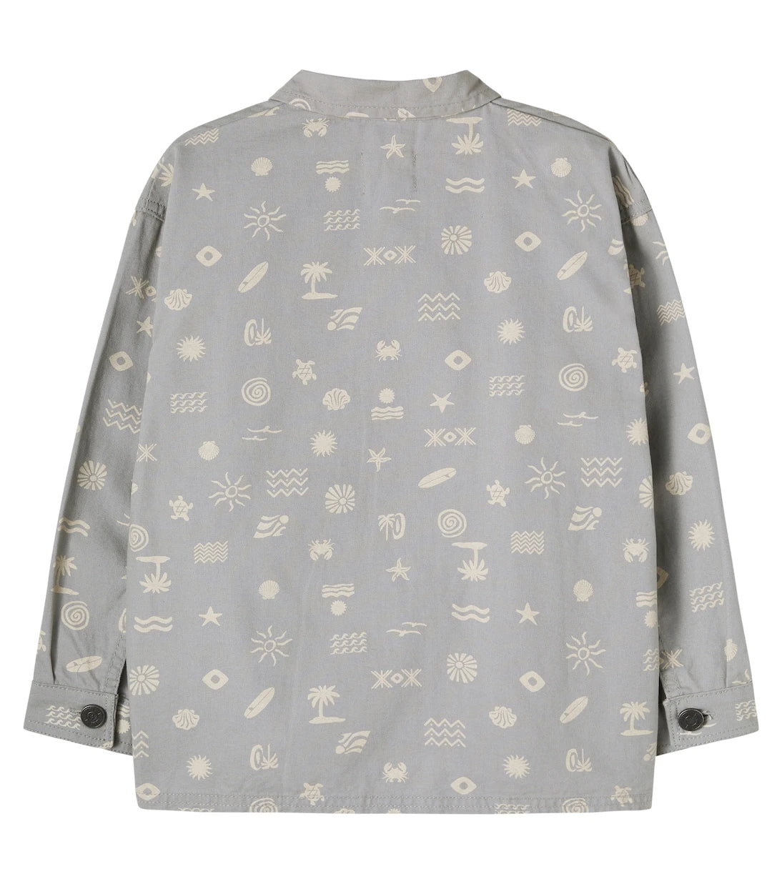 Wheat - Marcel printed cotton canvas overshirt