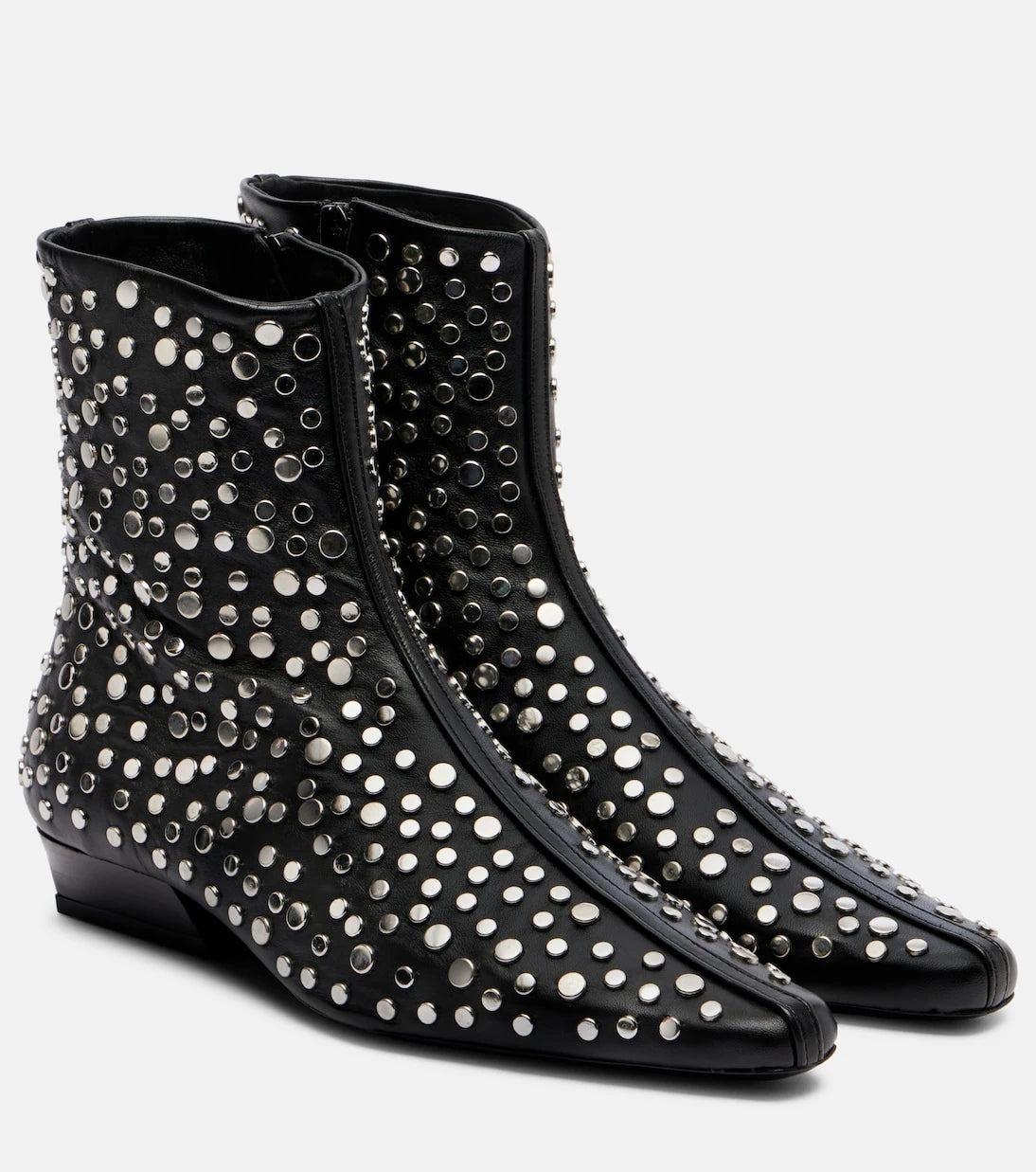 Staud - Wally studded leather ankle boots