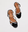 Patent Leather Embellished Sandals 90