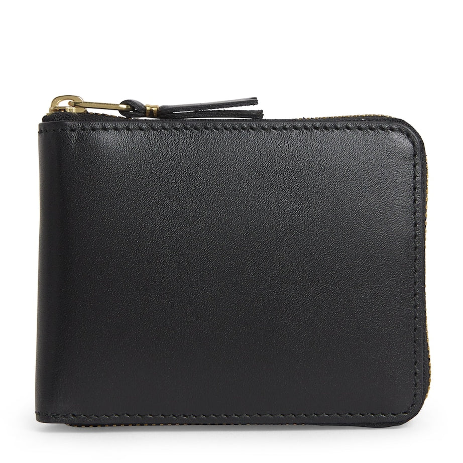 Comme Des Garçons Wallet Leather Zipped Wallet