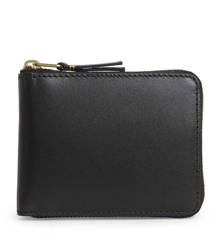Comme Des Garçons Wallet Leather Zipped Wallet