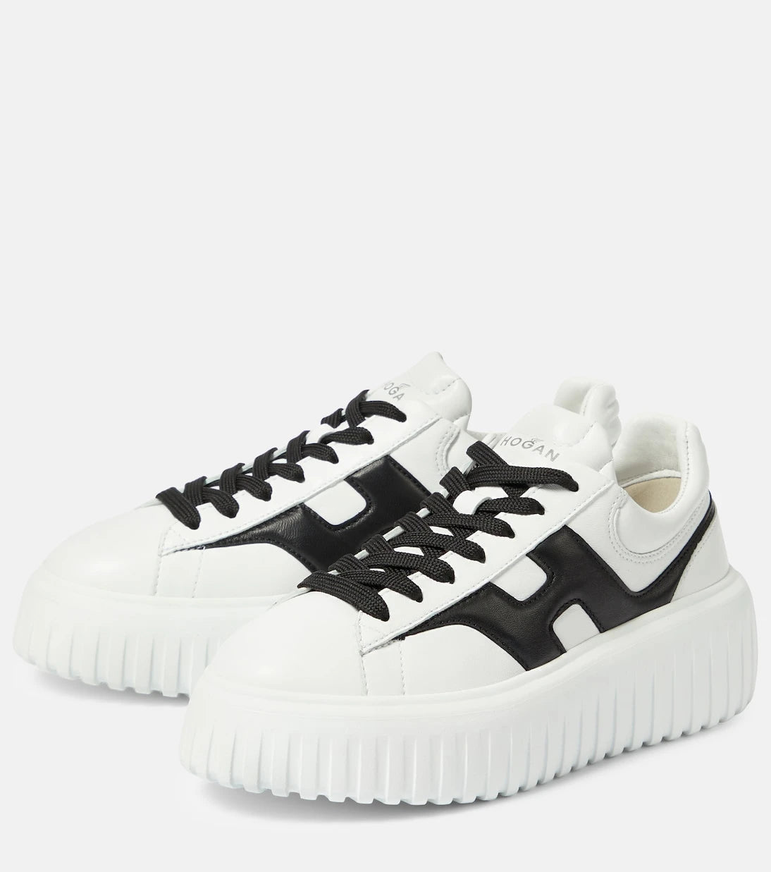 Hogan - H-Stripes leather sneakers