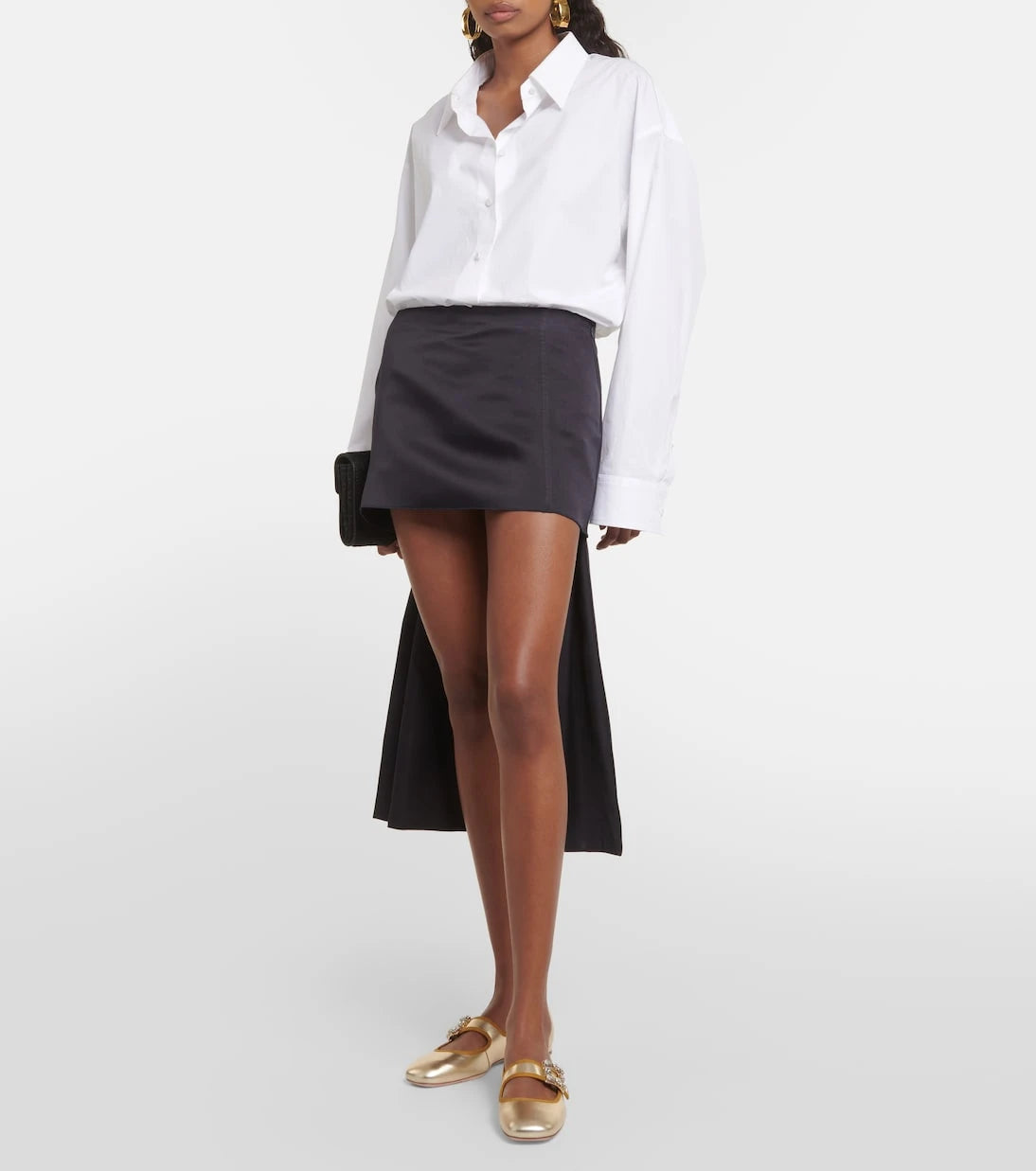 Roger Vivier - Très Vivier metallic leather ballet flats