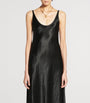 Balenciaga Black Midi Slip Dress