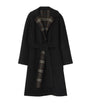 Burberry Wool Reversible Hooded Wrap Coat