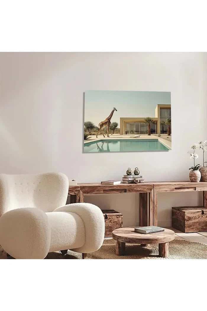 Akrilik Cam Üzerine Grafik a.i art HARTMAN Urban Zoo 13 46x61 cm