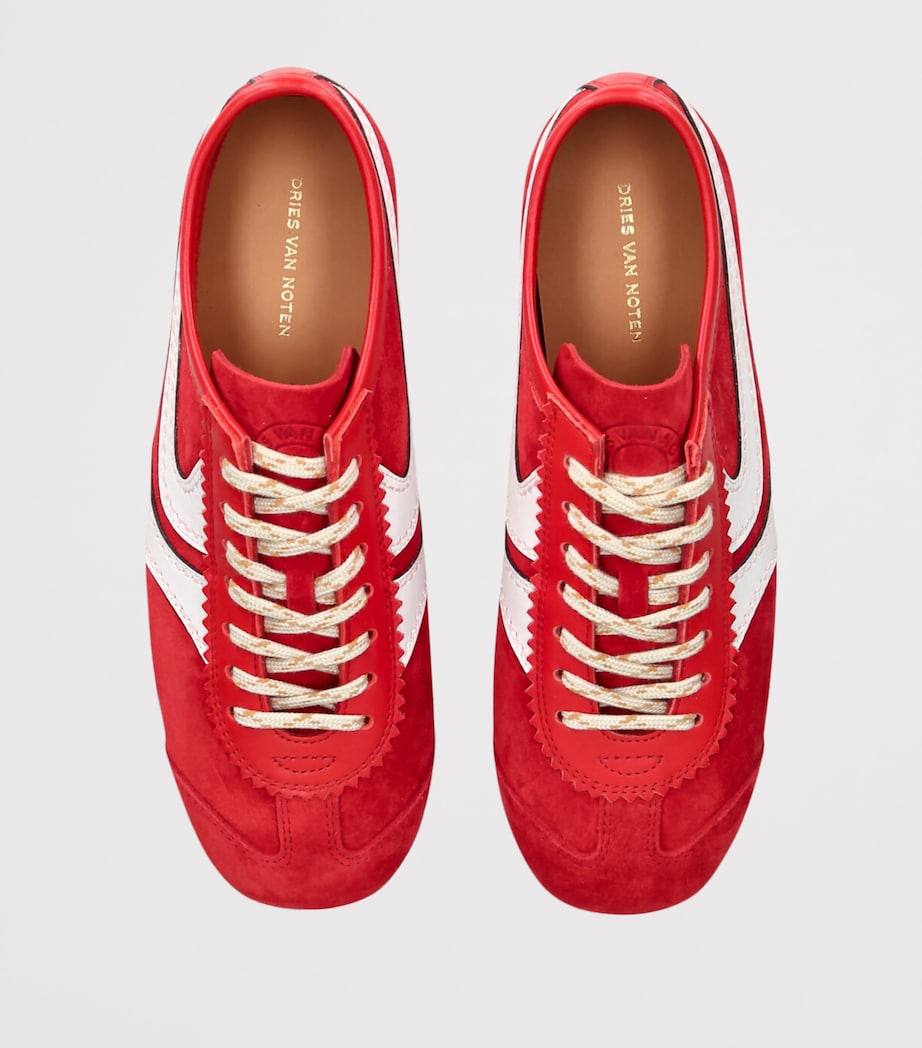 Red Suede Dustin Sneakers